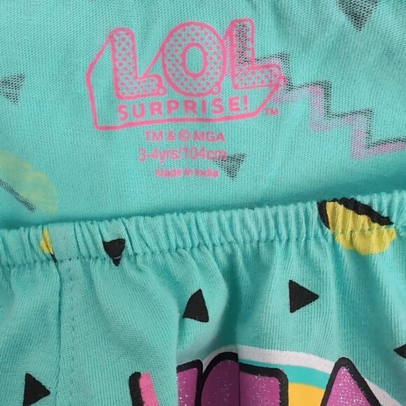 Primark- Girls Summer Pull-on Rompers- LOL Surprise Print- Size 3T - Picture 5 of 5
